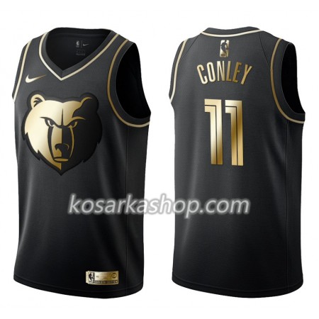 Dres Memphis Grizzlies Mike Conley 11 Nike Crna Golden Edition Swingman